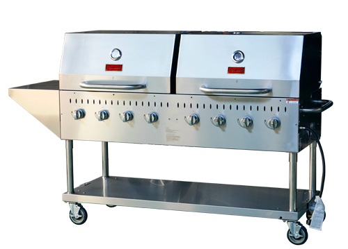 Omcan 47353 64 1/8" Gas Outdoor Grill