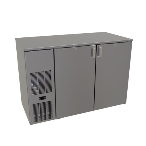 Glastender CP1FB52 52" Solid Door Back Bar Cooler