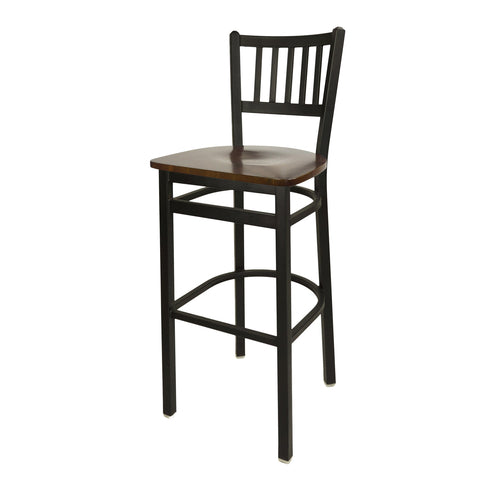 BFM Seating 2090B-SB ASH 17 1/2" Barstool