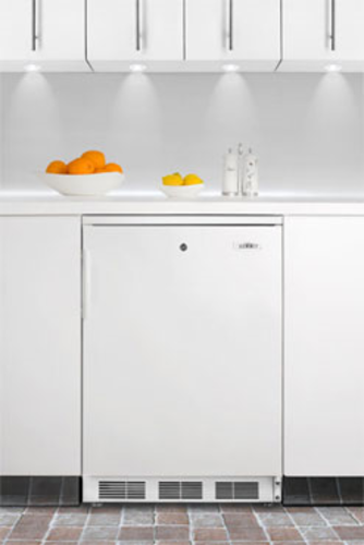 Summit FF6LWBI7 23 5/8" Solid Door Undercounter Refrigerator