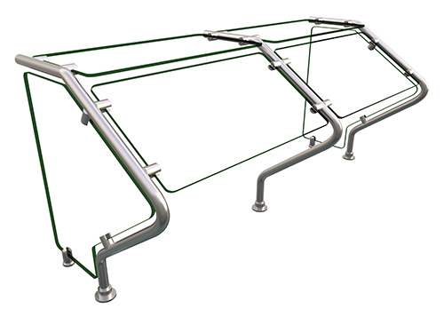 Hatco ES73-48 48" Sneeze Guard