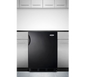 Summit FF7BKBIADA 23 5/8" Solid Door Undercounter Refrigerator