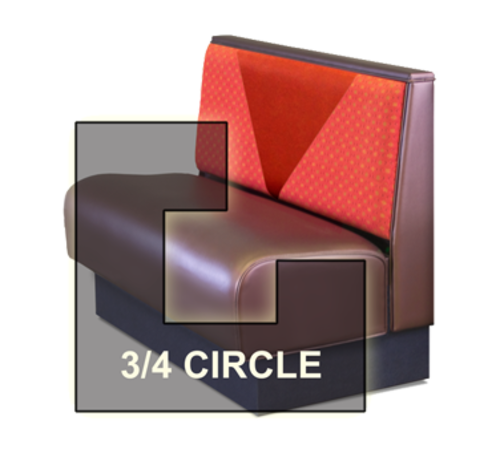 DM Seating DBTS-36VN-34 Booth