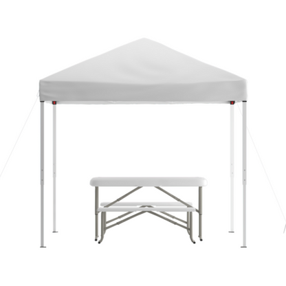 Flash Furniture JJ-GZ88103-WH-GG 94" Patio Umbrella