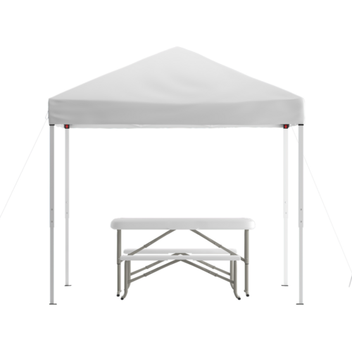 Flash Furniture JJ-GZ88103-WH-GG 94" Patio Umbrella