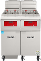 Vulcan 2VHG50DF 31 1/4" (2) 50 lb Gas Fryer Battery