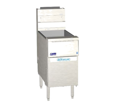 Pitco SSH55 50 lb Gas Floor Fryer