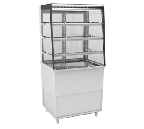 RPI VICD2-34-R-SL-SC-FD 31 1/2" Refrigerated Display Case