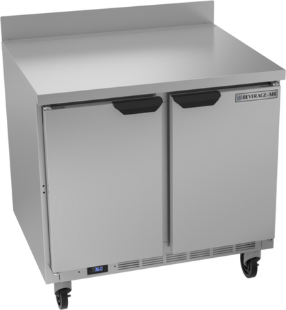 Beverage-Air WTR36AHC 36" 2 Doors Worktop Refrigerator