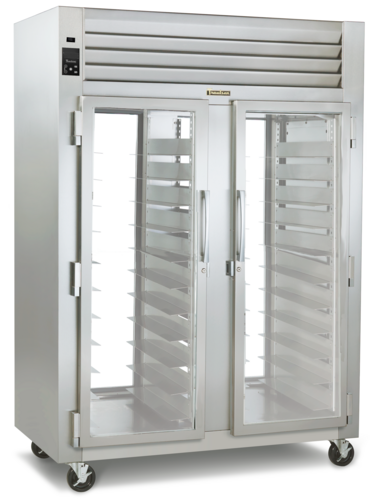 Traulsen RHT232WP-FHG 58" 2 Section Glass Door Pass-Thru Refrigerator