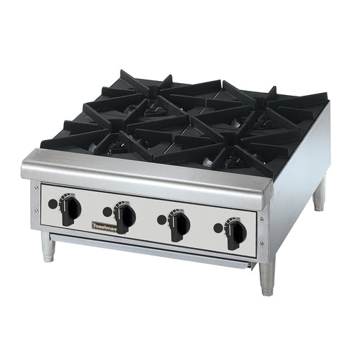 Toastmaster TMHP4 24 1/4" Gas Countertop Hot Plate