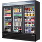 Everest EMSGR69B 72 7/8" 3 Section Refrigerated Merchandiser