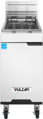 Vulcan JEF50-ES-QS-PLATINUM 15 3/4" 50 lb Electric Floor Fryer