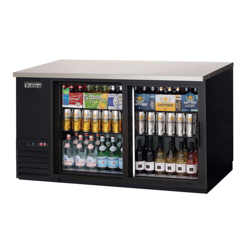 Everest EBB69G-SD 68" Glass Door Back Bar Cooler