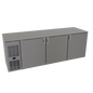 Glastender CP1FL84 84" Solid Door Back Bar Cooler