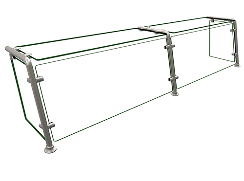 Hatco EP21-07212 72" Sneeze Guard