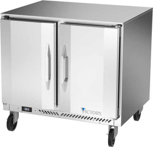 Victory VUR36HC 36" Solid Door Undercounter Refrigerator
