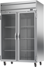 Beverage-Air HFP2HC-1G 52" 2 Section Glass Door Reach-In Freezer