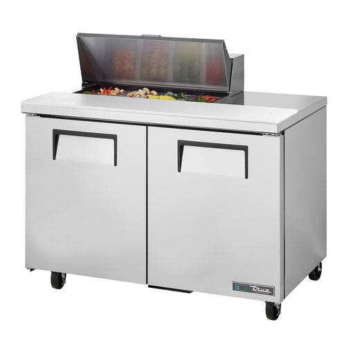 True TSSU-48-08-HC 48 3/8" 2 Doors 9 Pan Sandwich / Salad Prep Table