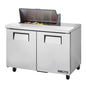 True TSSU-48-08-HC 48 3/8" 2 Doors 9 Pan Sandwich / Salad Prep Table