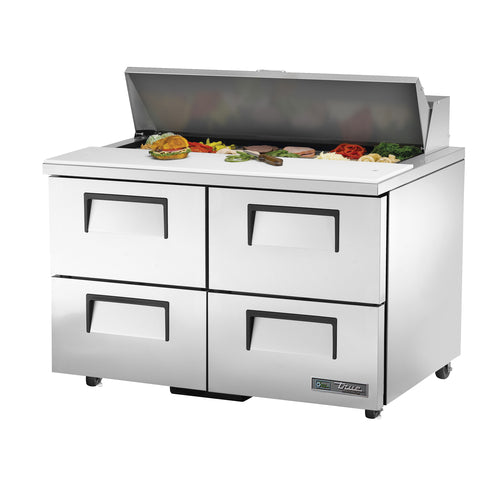 True TSSU-48-12D-4-HC 48 3/8" 4 Drawer 12 Pan Sandwich / Salad Prep Table