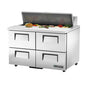 True TSSU-48-12D-4-HC 48 3/8" 4 Drawer 12 Pan Sandwich / Salad Prep Table