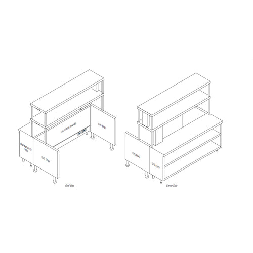 Randell RCR-52.5 52 1/2" Work Table