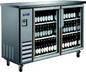 Axis IBB61-2G-24SS 61 1/8" Glass Door Back Bar Cooler