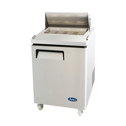 Atosa MSF8301GR 27 1/2" 1 Door 9 Pan Sandwich / Salad Prep Table