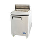 Atosa MSF8301GR 27 1/2" 1 Door 9 Pan Sandwich / Salad Prep Table