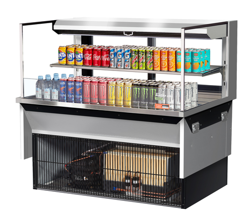 Turbo Air TOM-48L-UFD-S-2SI-N 47 7/8" Refrigerated Display Case