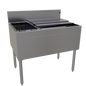 Glastender CBB-36L-CP10 36" Underbar Ice Bin / Cocktail Station