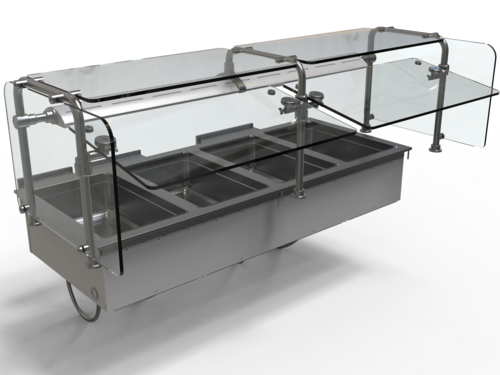 Hatco HWBI-4M-BUNDLE 68" Electric Drop-In Food Well