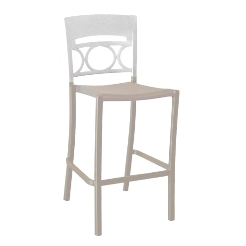Grosfillex UT456096 21 1/2" Patio Barstool