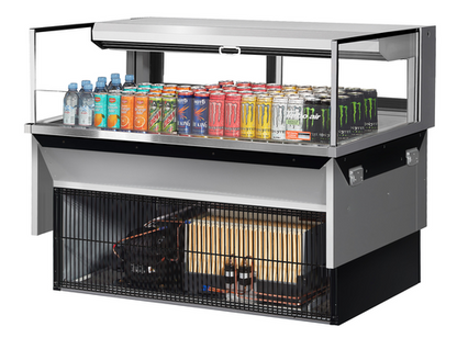 Turbo Air TOM-48L-UFD-S-1SI-N 47 7/8" Refrigerated Display Case