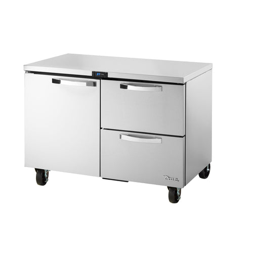 True TUC-48D-2-HC~SPEC3 48 3/8" Solid Door Undercounter Refrigerator