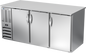 Beverage-Air BB72HC-F-PT-S 72" Solid Door Back Bar Cooler