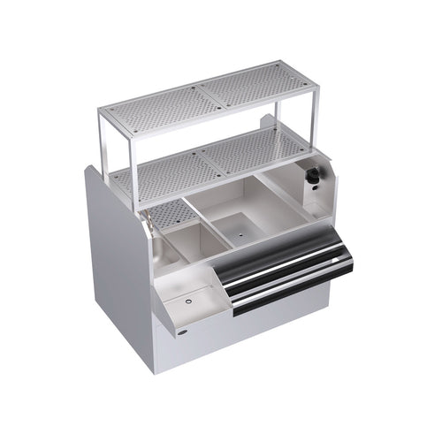 Krowne KRPT-54BRP-10 54" Underbar Ice Bin / Cocktail Station