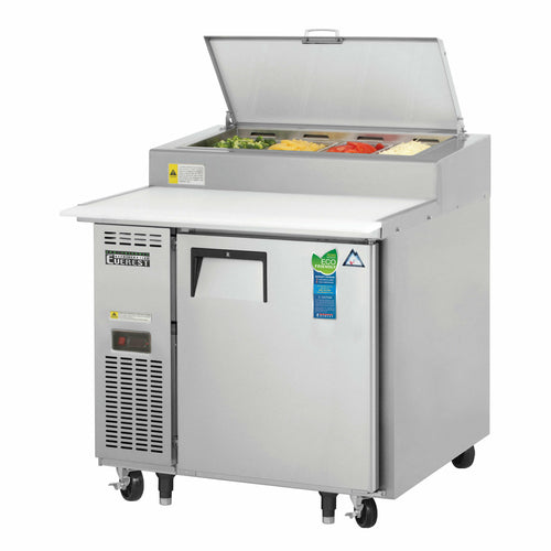 Everest EPPR1 35 5/8" 1 Door Pizza Prep Table