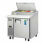 Everest EPPR1 35 5/8" 1 Door Pizza Prep Table