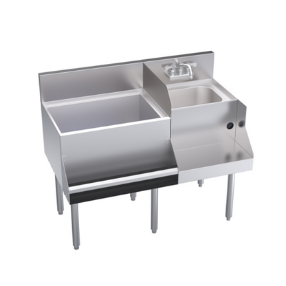 Krowne KR24-W42L-10 42" Underbar Ice Bin / Cocktail Station
