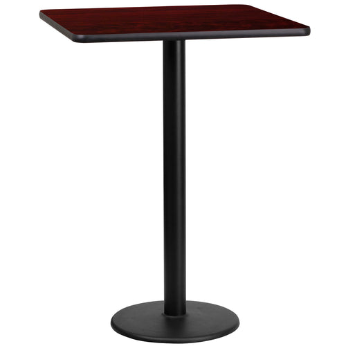 Flash Furniture XU-MAHTB-2424-TR18B-GG Dining Table