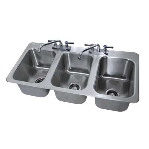 Advance Tabco DI-3-10 38" Drop-In Sink