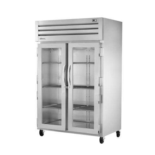 True STA2R-2G-HC 52 5/8" 2 Section Glass Door Reach-In Refrigerator