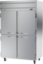 Beverage-Air HRPS2HC-1HS 52" 2 Section Solid Door Reach-In Refrigerator