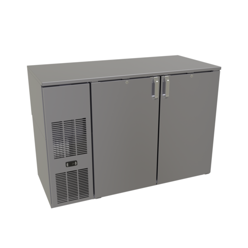 Glastender C1FB52 52" Solid Door Back Bar Cooler