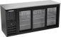Beverage-Air BBN72HC-GS-B 72" Glass Door Back Bar Cooler