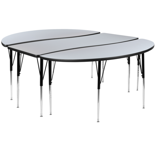 Flash Furniture XU-GRP-A3060CON-60-GY-T-A-GG 60" Dining Table