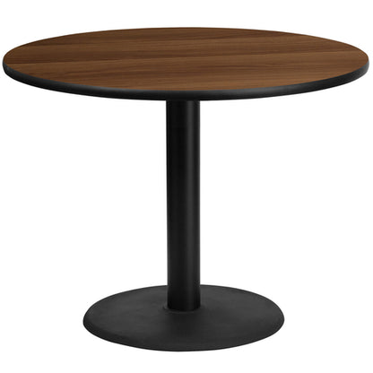 Flash Furniture XU-RD-42-WALTB-TR24-GG Dining Table
