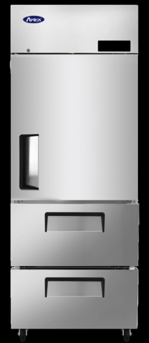 Atosa MBF8021GR 28 3/4" 1 Section Solid Door Reach-In Freezer